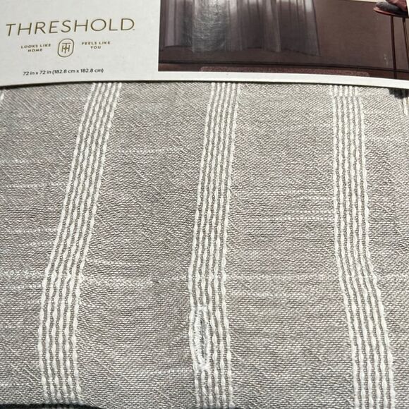 Threshold 100% Cotton Shower Curtain - Picture 8 of 8